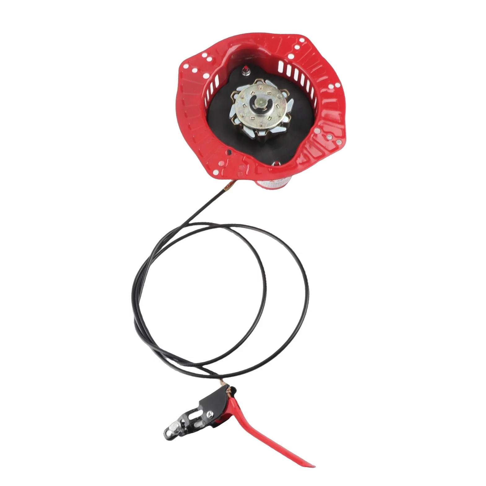 Arrancador de manivela manual para motores enfriados verticalmente 170F, 173F, 178F, 186F, 188F, 192F y 195F, conjunto de repuesto duradero para cultivadores y equipos exteriores