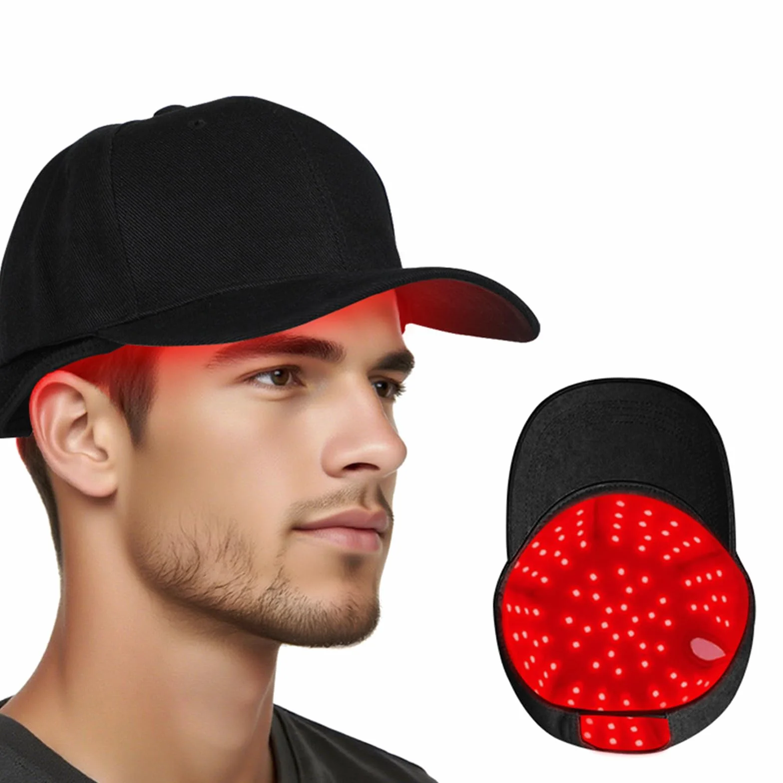 GOURIXIN Gorro LED Crecimiento Cabello Terapia Luz Roja 660/850nm Láser Infrarroja