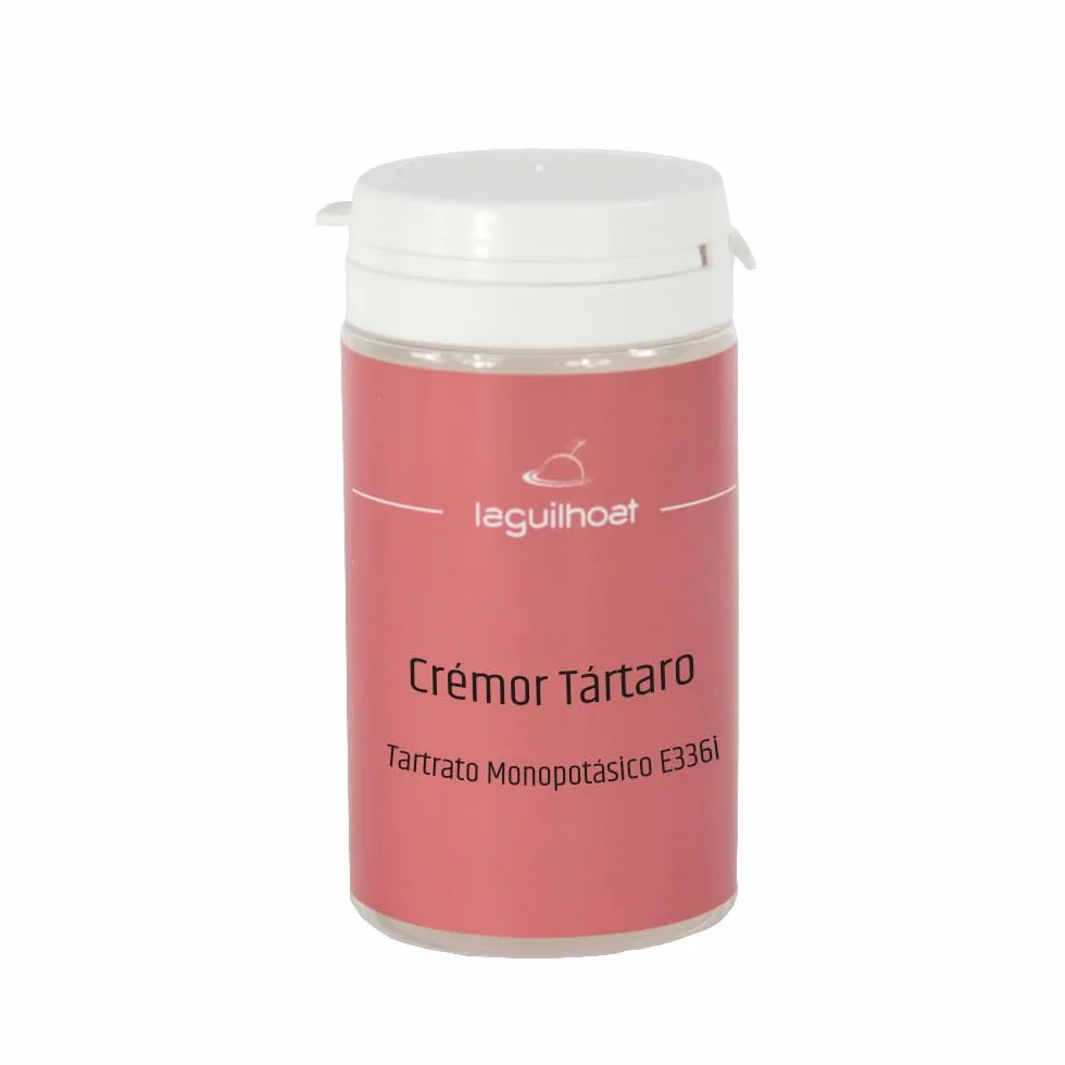 Crémor Tártaro Alimentario 80 g E-336i Tartrato Monopotásico para Repostería y Panadería