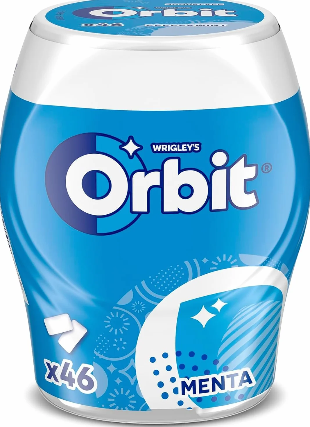 Orbit Chicles Sin Azúcar Sabor Menta Fresco Intenso Larga Duración Gragea 6x46