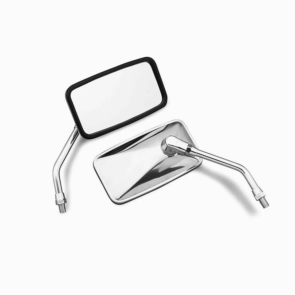 Espejos Retrovisores Universales Para Motocicleta 10mm Para Moto Y Scooter Manillar Espejos
