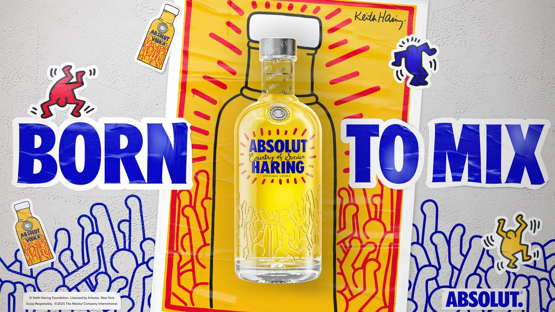 Absolut Haring Edición Limitada Vodka 700 ml