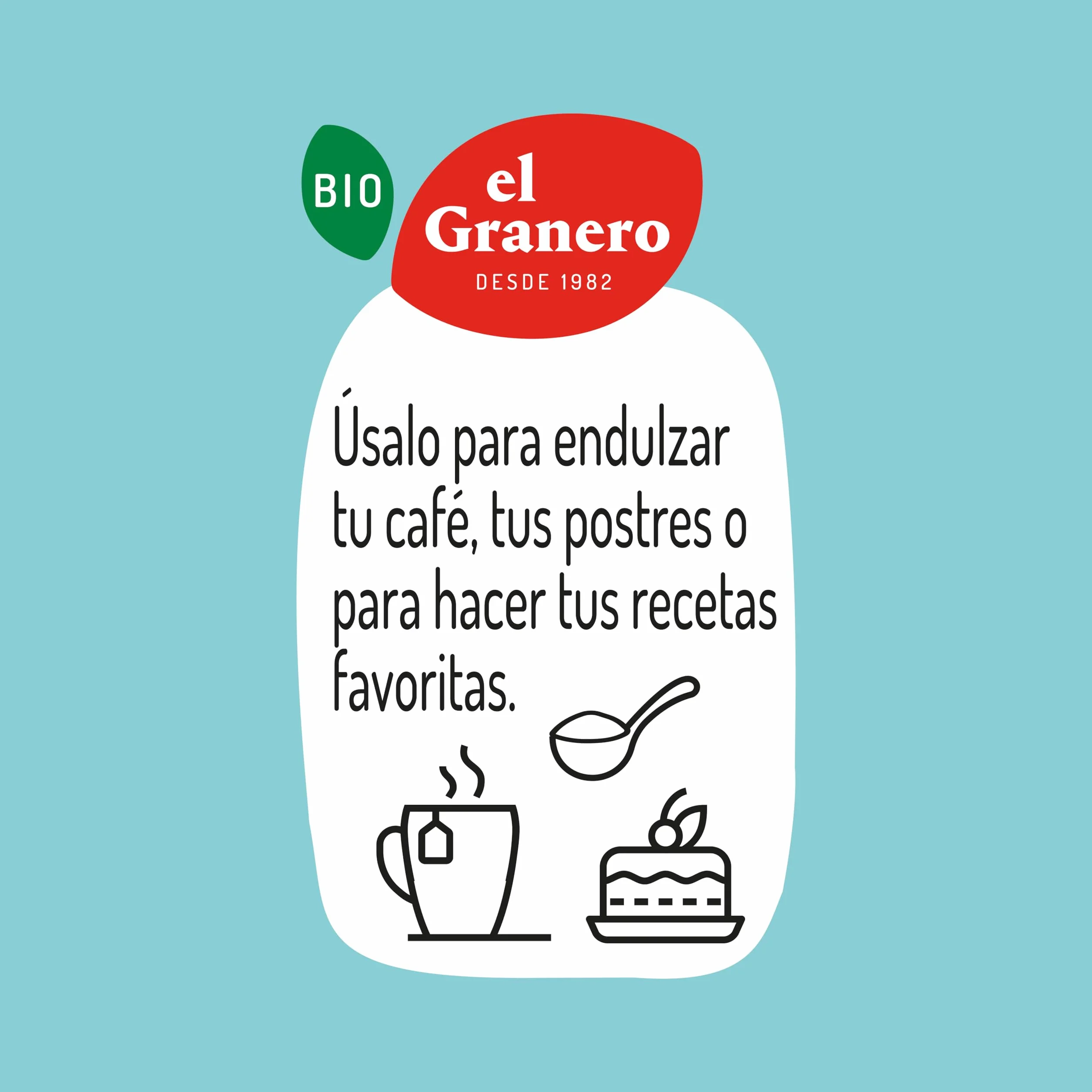 Sirope de Agave Raw El Granero Integral 360 ml Sin Gluten Vegano