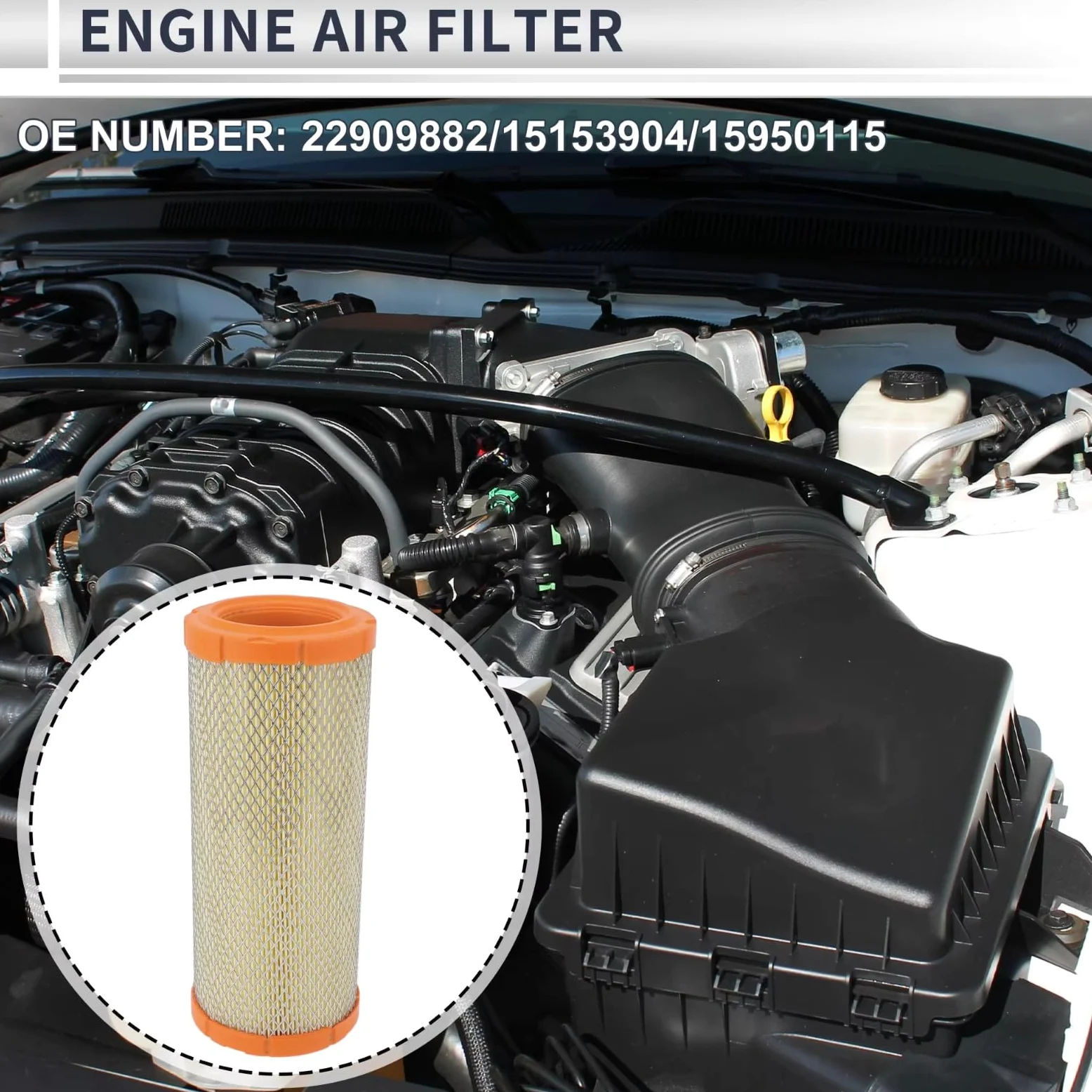Filtro Aire Motor Coche Para Chevrolet Para Express 1500 2001-2014 Filtro de aire motor coche | Filtro de aire de admisión del motor de automóvil 22909882/15153904/15950115