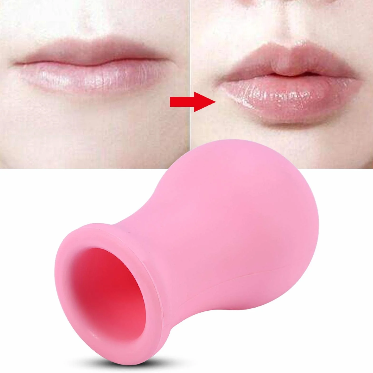 Plumper de labios portátil de silicona ecológico para mujeres