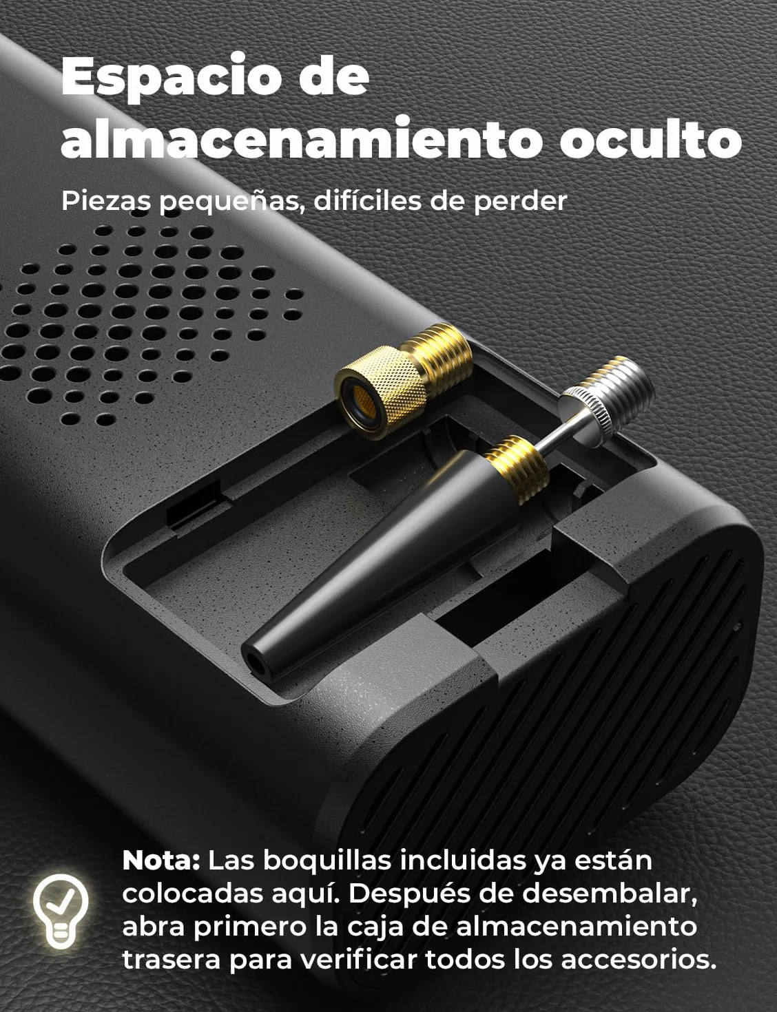 Oasser Compresor Aire Portatil 6000mAh 150PSI Inflador Ruedas Coche Pequeño Pantalla LCD Doble Visualización Cable Encendedor 3M Parada Automática Bolsa Almacenamiento para Coche Moto Bicicleta Bola