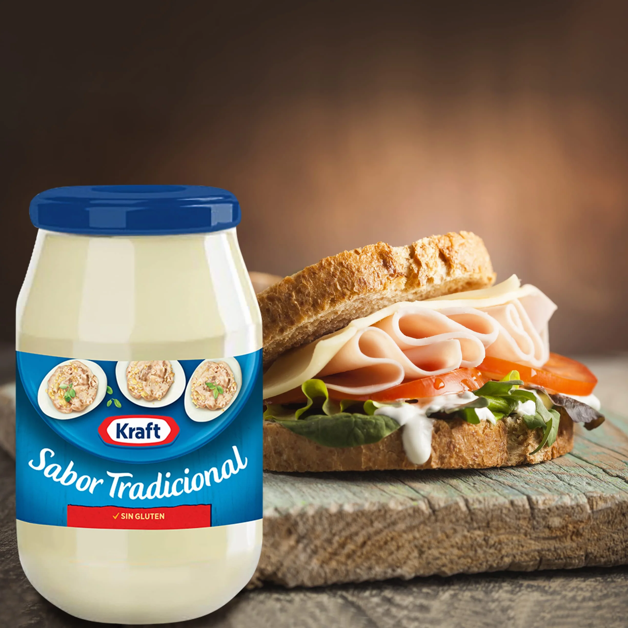 Kraft Salsa Mayonesa Sabor Tradicional Frasco 500ml