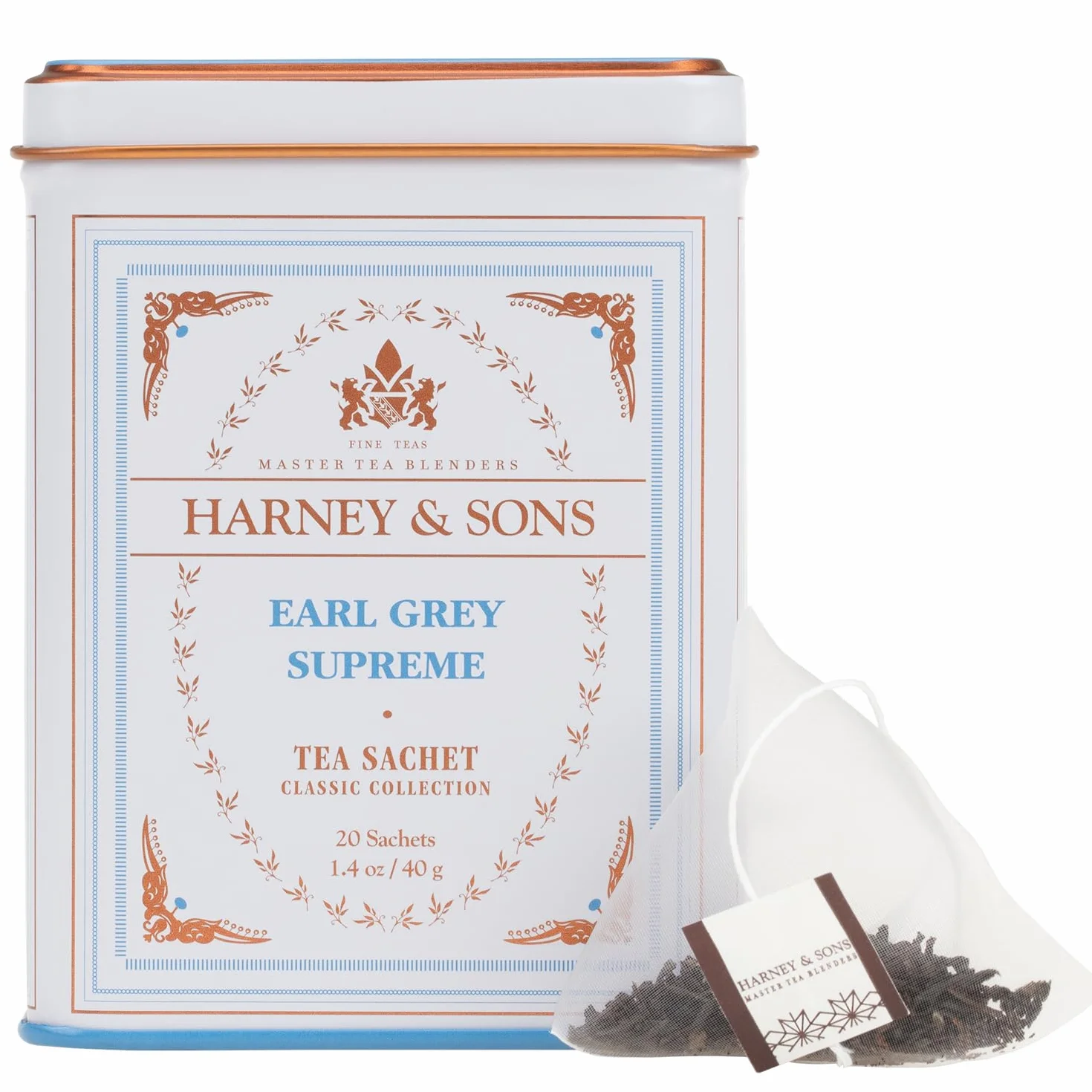 Harney & Sons Earl Grey Supreme Black Tea, 20 Sachets