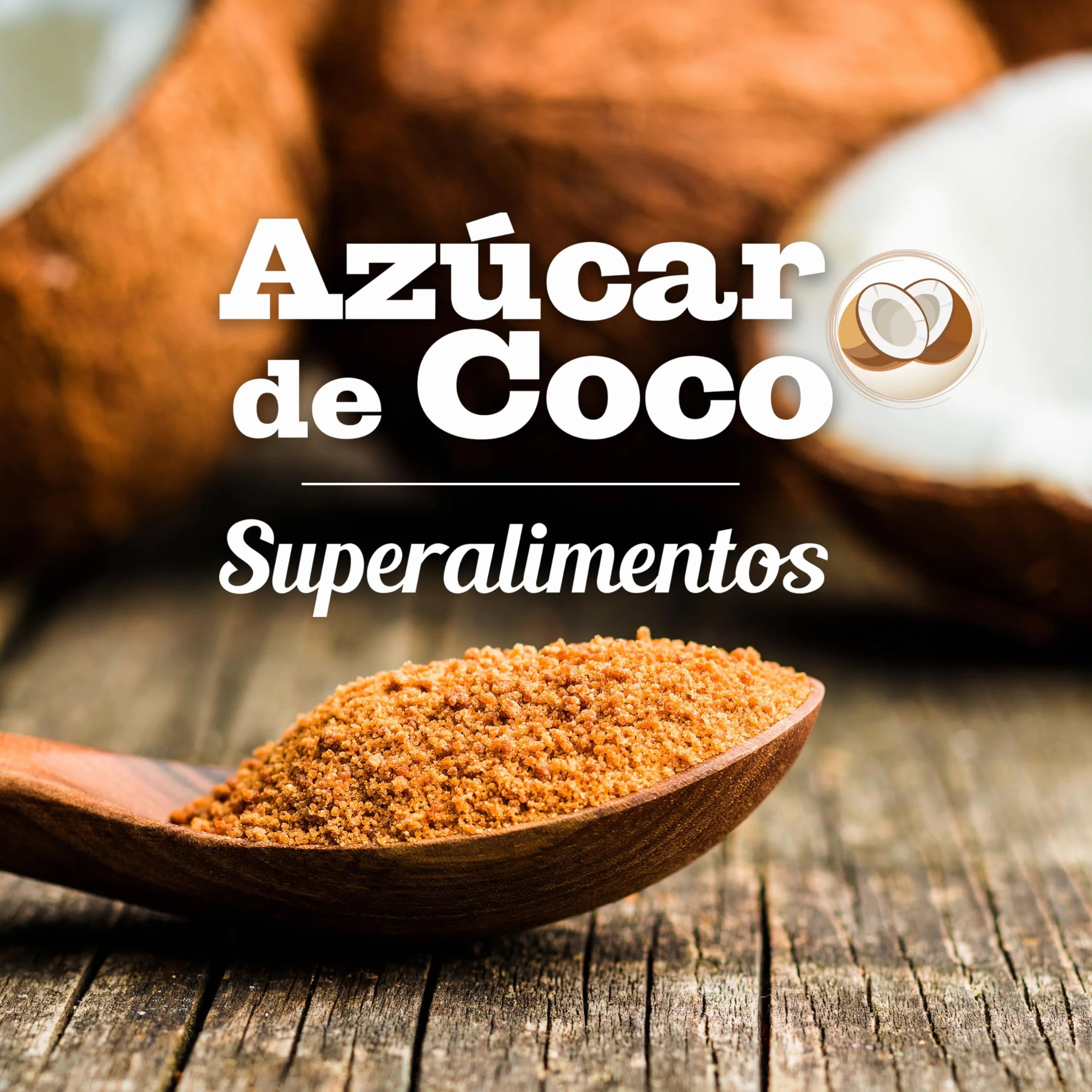 DRASANVI SUPERALIMENTO AZÚCAR DE COCO CERTIFICADO BIO - Bajo Índice Glucémico - 300g