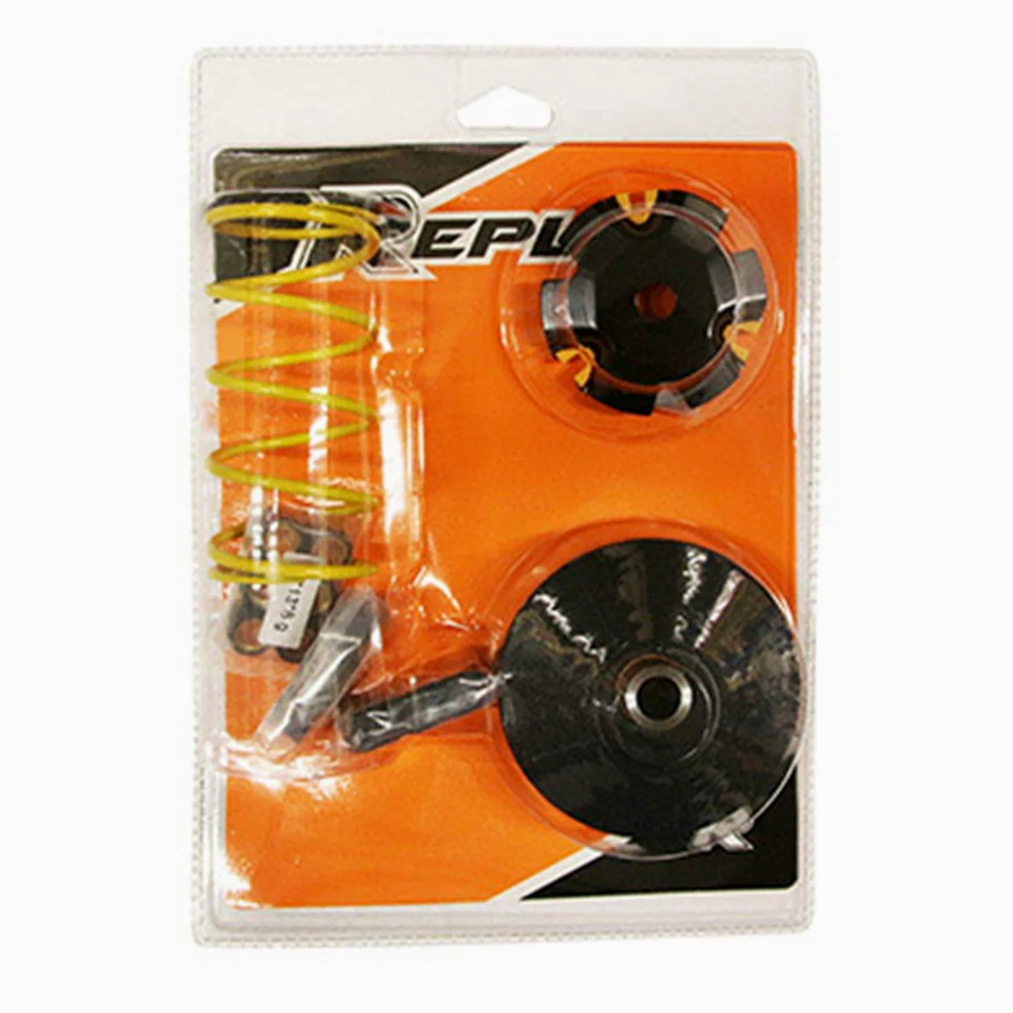 REPLAY - VARIADOR SCOOTER REPLAY BLACK EDITION PARA BOOSTER-STUNT-NITRO-NG-OVETTO (CON MUELLE AMARILLO+ POLEA + 3 KIT DE RODILLOS 16X13)