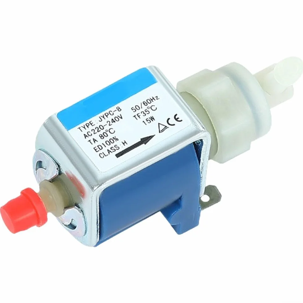 Bomba electromagnética JYPC-8 para vapor para máquinas de café y dispositivos domésticos que ofrece un funcionamiento silencioso y una presión de agua confiable