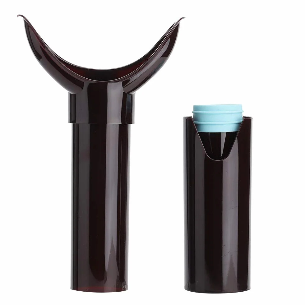 ANGGREK Lip Plumper Tool Succión Mejorador Manual Labios Belleza Rojo oscuro