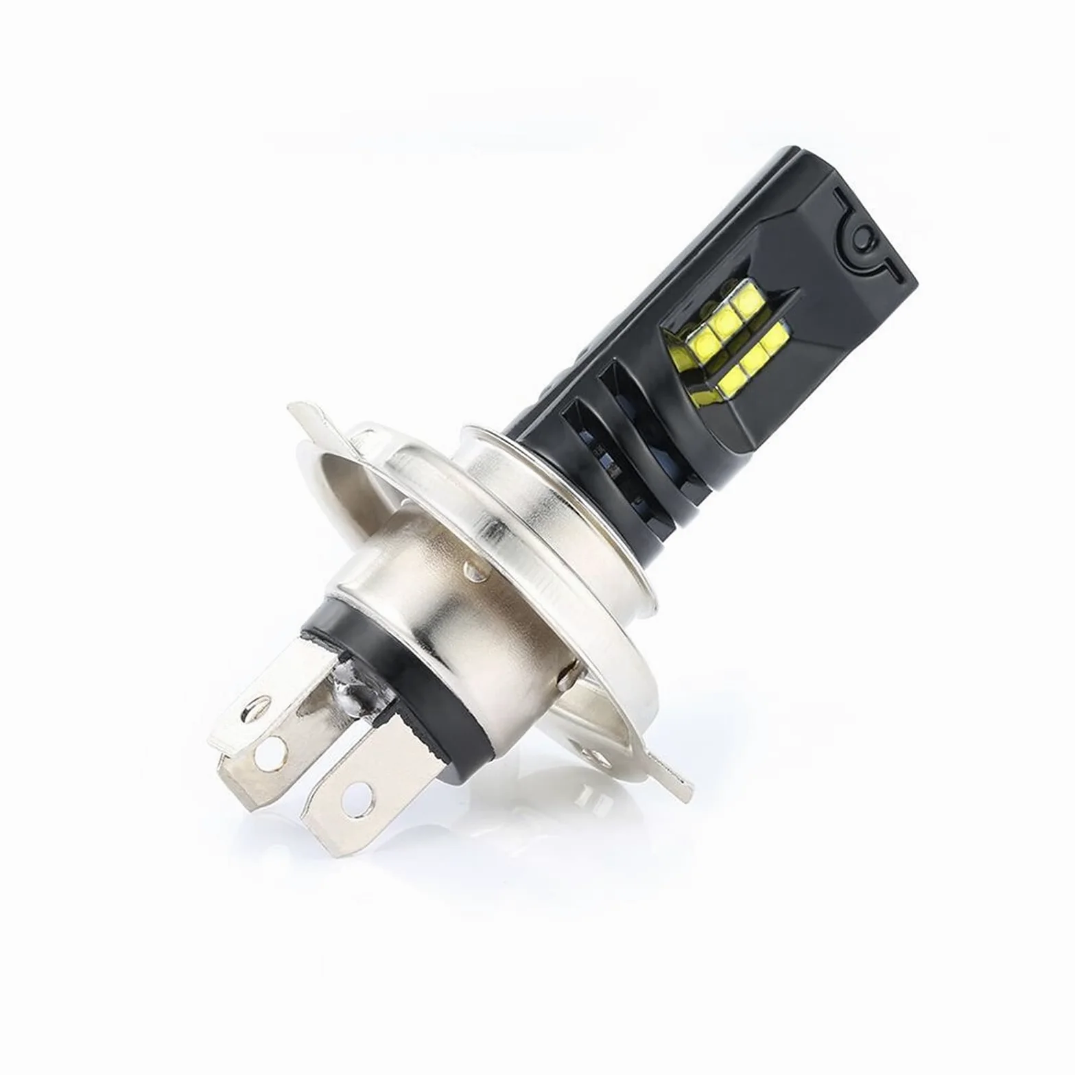 Faros de xenón 2pcs Mini H4 H7 H1 H8 H9 9006 HB4 9005 HB3 Bombillas de la luz de la luz de la luz LED con Chips 1200LM Luces de Niebla automática 6000-6500K Coche y Moto