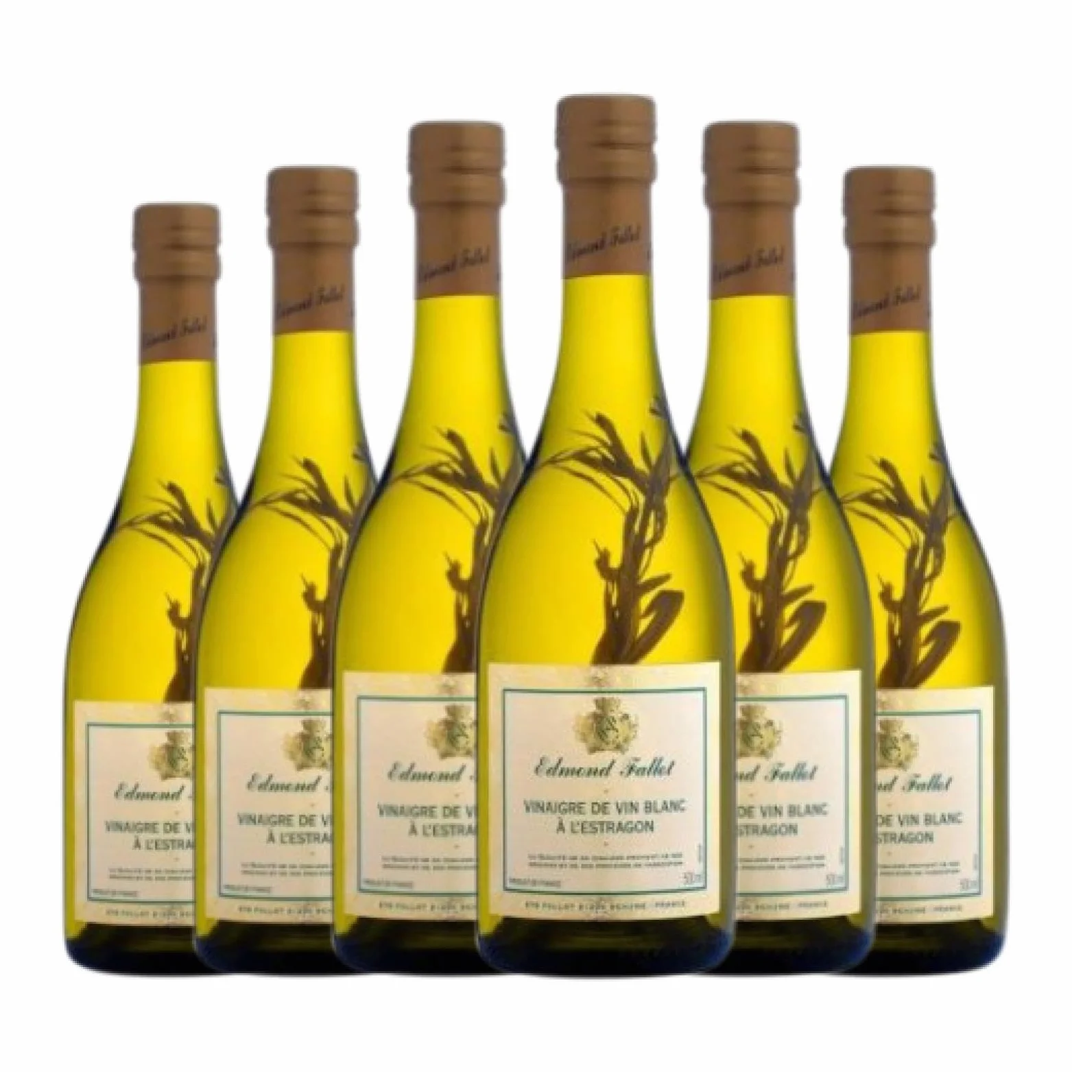 Edmond Fallot Vinagre Estragón Botella 50 cl Caja 6