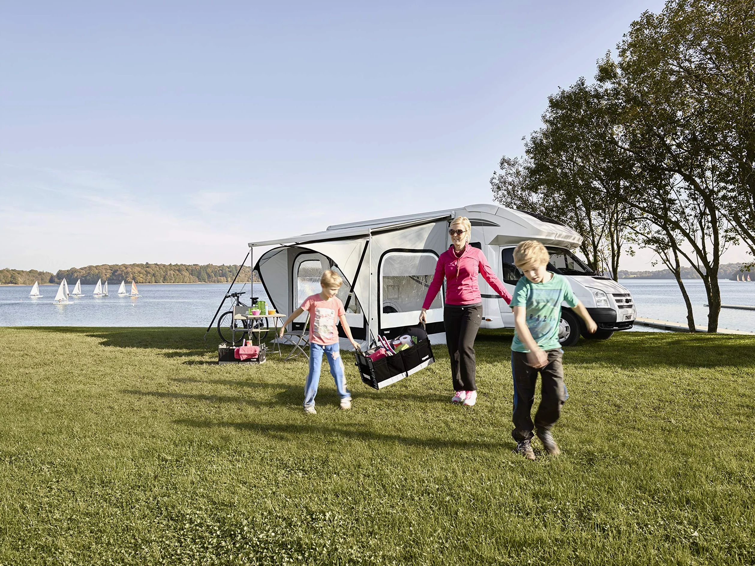 Thule Go Box Mediano Negro/Gris