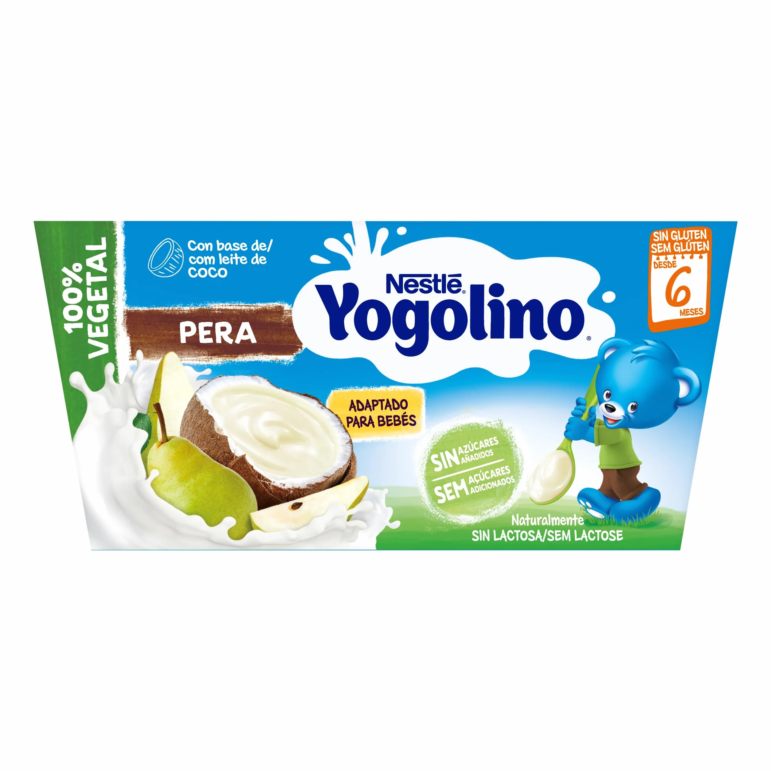 NESTLÉ YOGOLINO Coco Pera 4x90g od 6 miesięcy