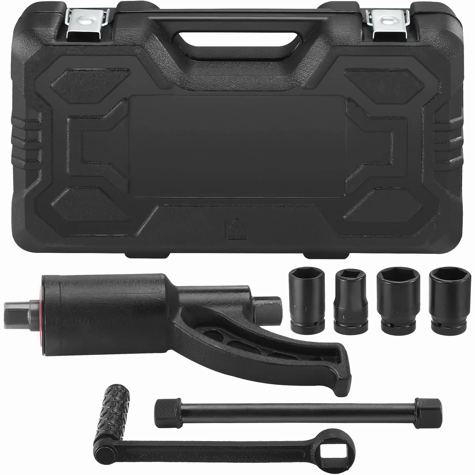 VEVOR Llave Multiplicadora de Par 25,4 mm Relación 1:58 Acero de Aleación para Quitar Tuercas de Rueda