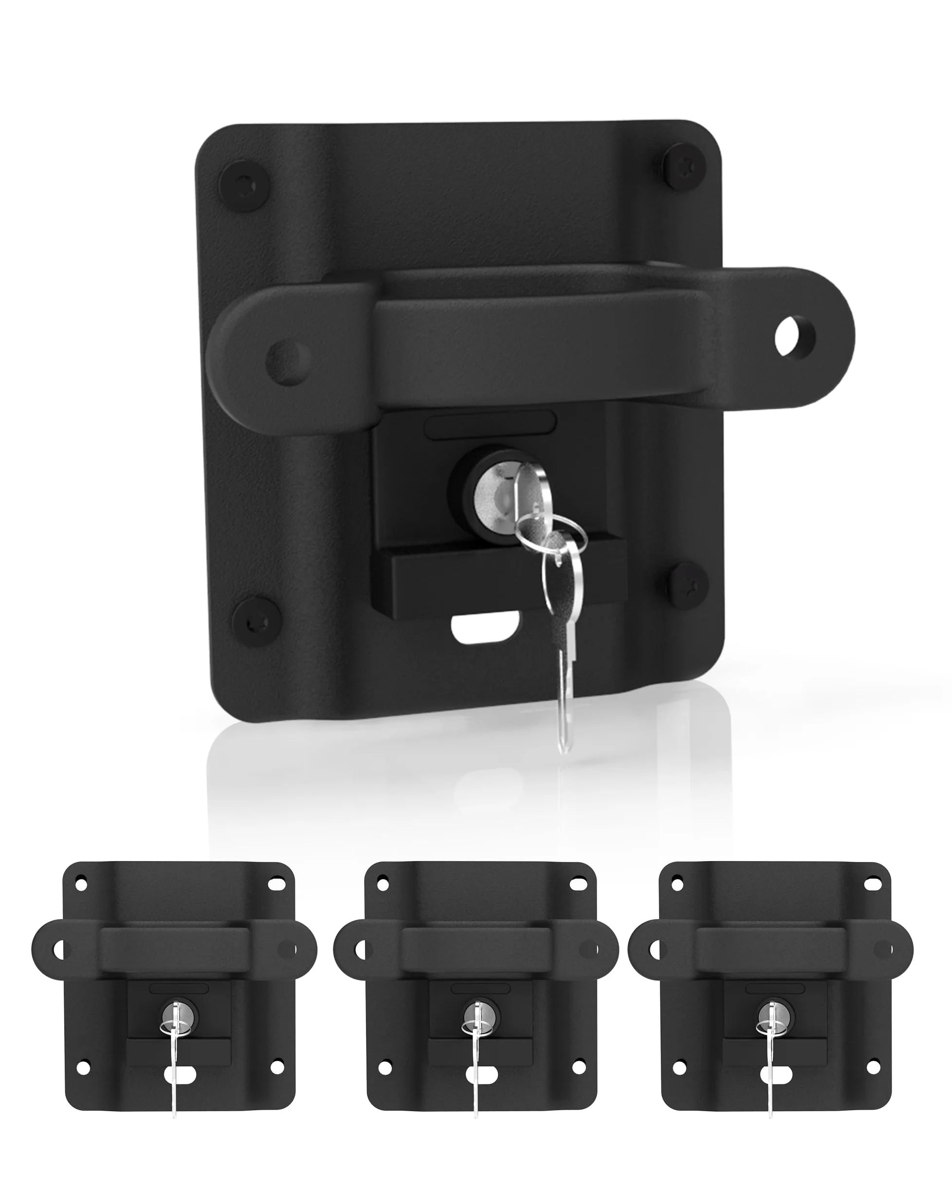 RETRUE Anclajes de amarre para caja de camioneta adecuados para F150 F250 F350 2015-2025, accesorios de amarre y anclajes de camión de repuesto #FL3Z-99000A64-B/FL3Z-9928408-AB, 4 piezas