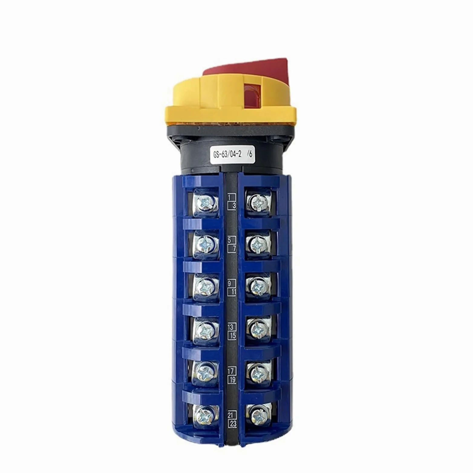 Interruptor de Leva de reinicio de 3 Posiciones, 690 V, 63 A, 6 Polos, con candado, interruptores giratorios de Encendido, Apagado y Encendido, YMW26GS, LW26-63/6GS