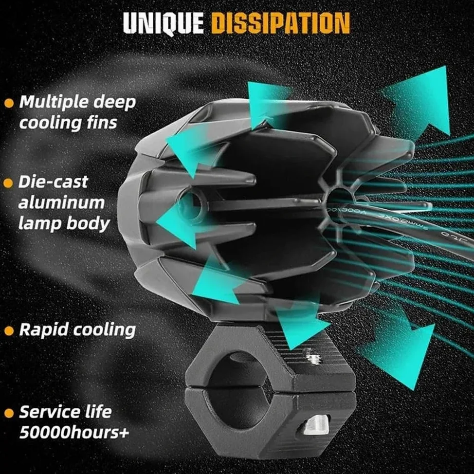 KWEZ Faro Compatible Faros Para camiones, coches, ATV, accesorios de luces auxiliares