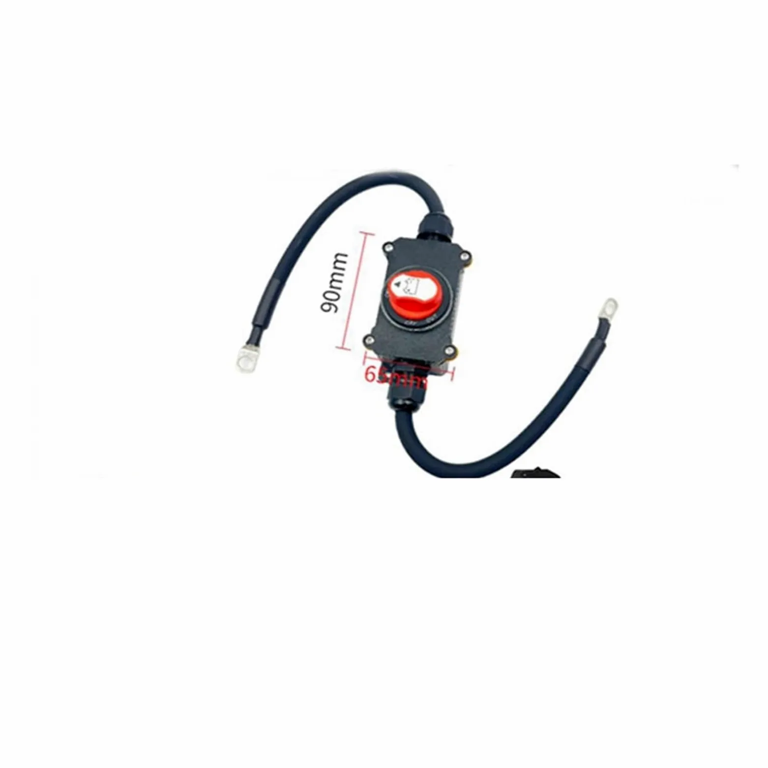 Impermeable 100A 200A 300A12v 24v motocicleta camión barco interruptor principal desconectador de batería interruptor aislador(100A)
