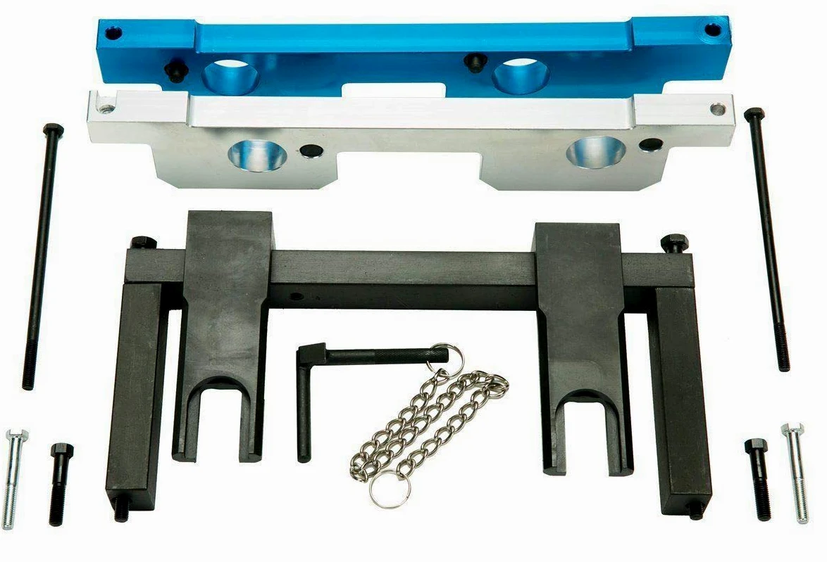 Conjunto herramientas de sincronización para calado del motor y alineación del arbol de levas ompatible con motores BMW N51 N52 N53 N54 incluido VANOS