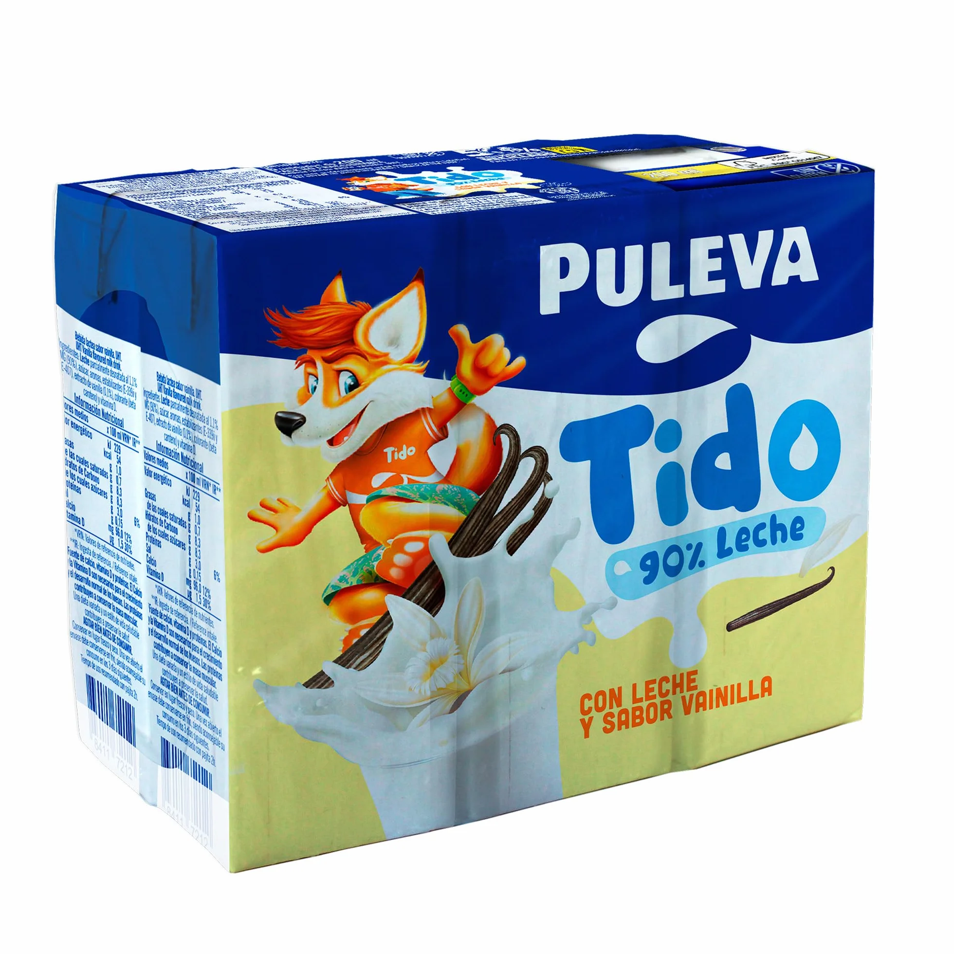 Puleva Batido de Vainilla Pack 6 x 200 ml