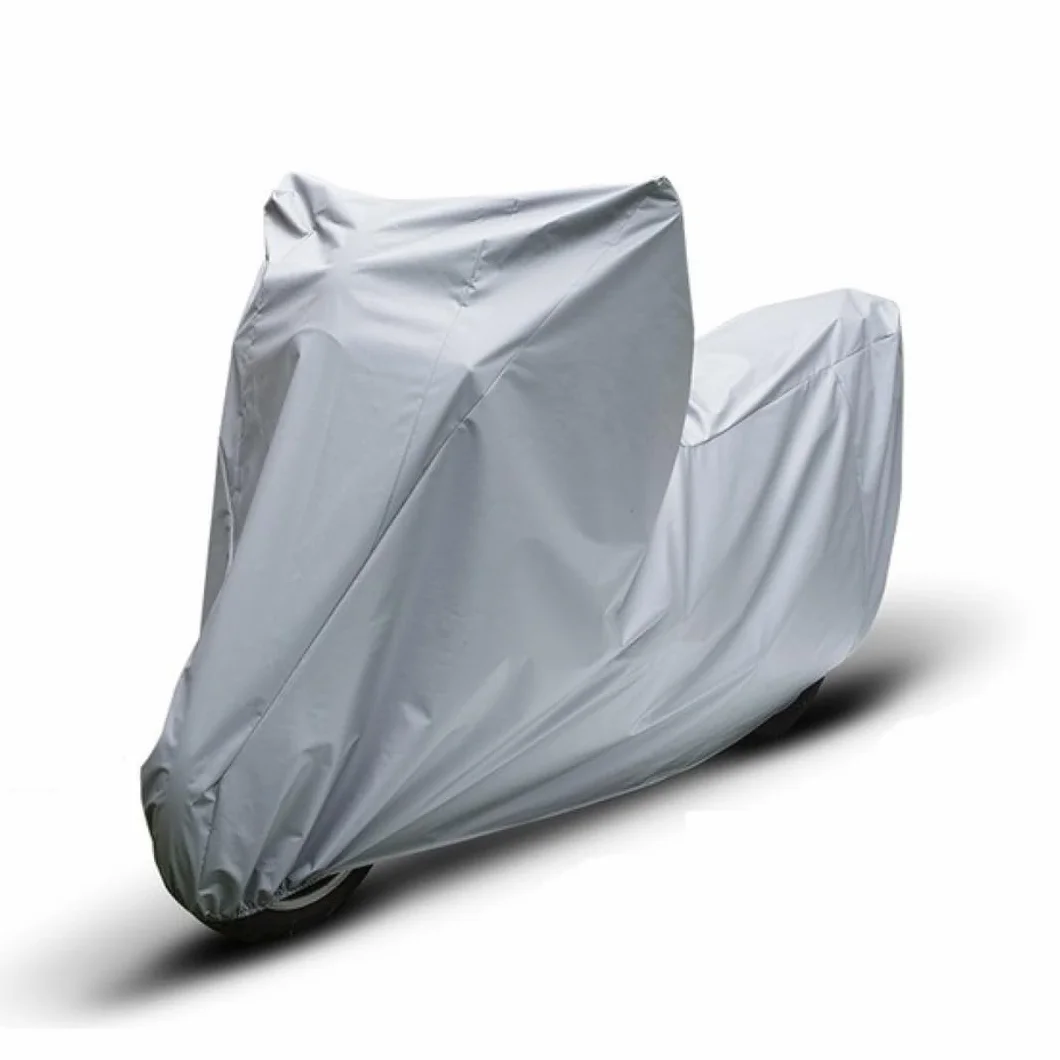 PARENCE.- Funda Impermeable para Moto y Bicicleta 205x125 cm – Protección Exterior e Interior Resistente a los Rayos UV, al Polvo y a la Intemperie – Funda Ligera de Aluminio con Cierre