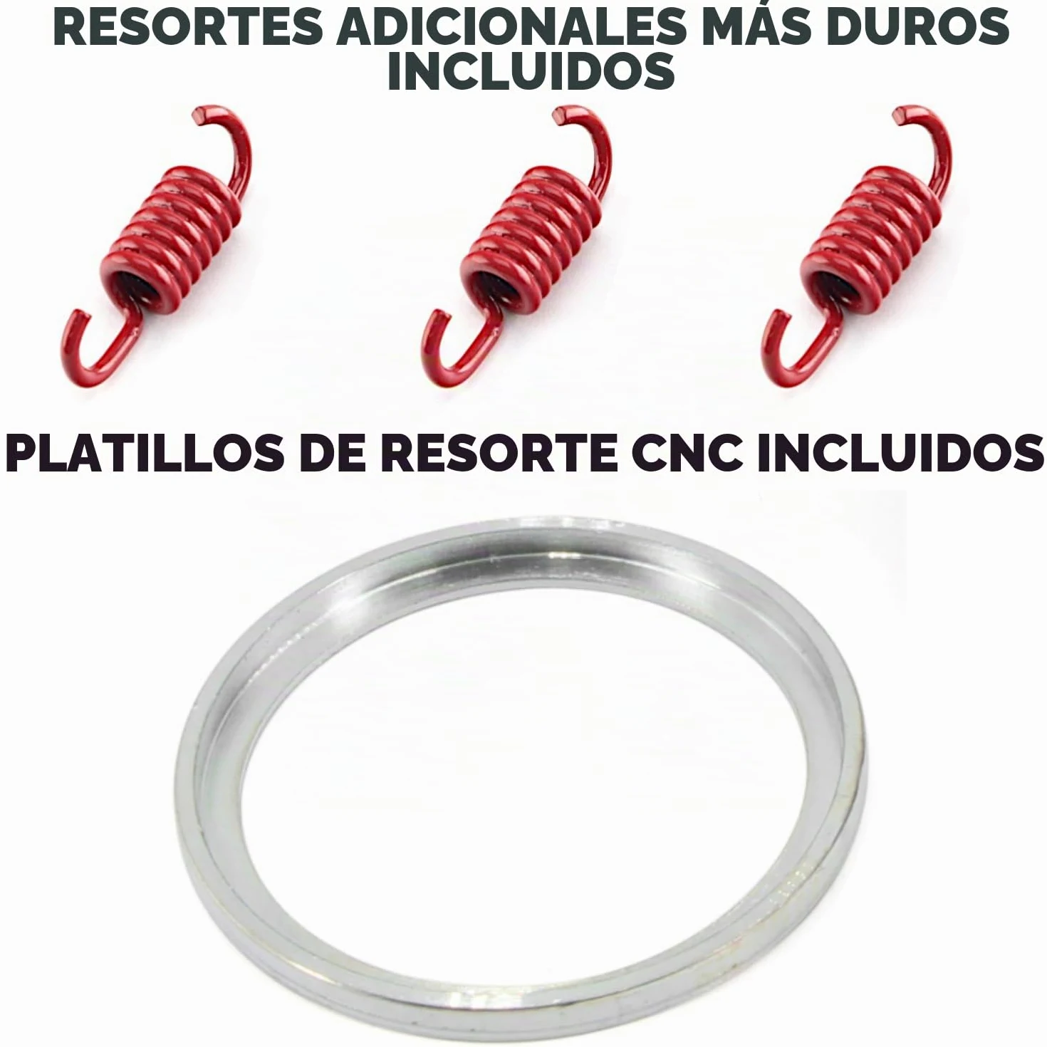 Area1 Juego de variador de tuning con embrague tuning para scooter con motor de 50 cc 2T compatible con Aerox Neos Jog Nitro Ovetto Mach G Booster Italjet