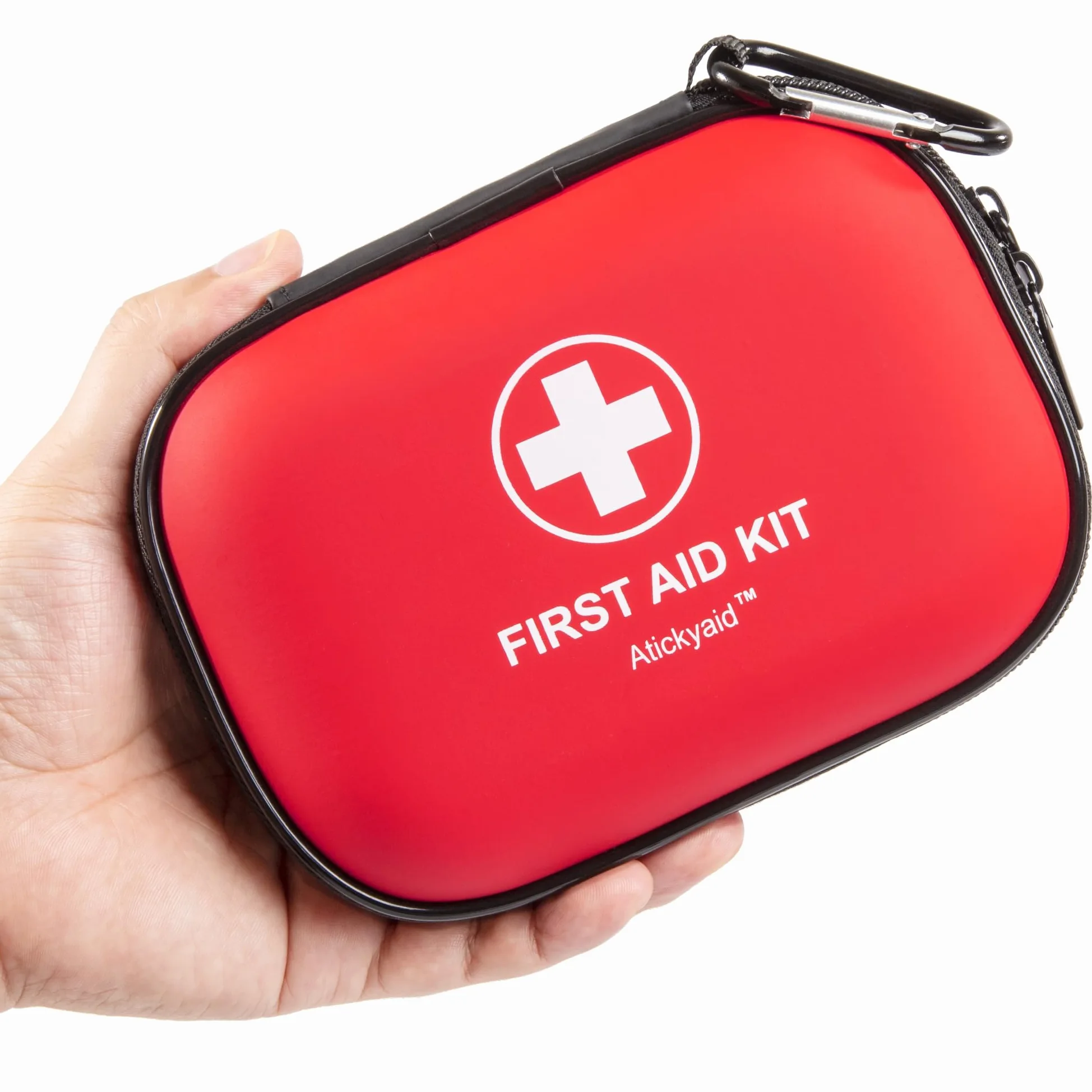 Mini kit de primeros auxilios – Kit médico de carcasa dura impermeable de 120 piezas para automóvil, hogar, oficina, viajes, camping, deportes, al aire libre, escuela - Suministros de primeros