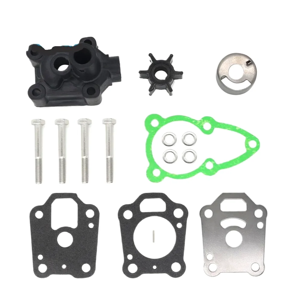 Kit de Reparación de Bomba de Agua con Carcasa 2 2.5 3 4 5 6 HP 4 y 2 Tiempos Compatible con Fuera Borda 16159A03 46-16159T01 8M0155395