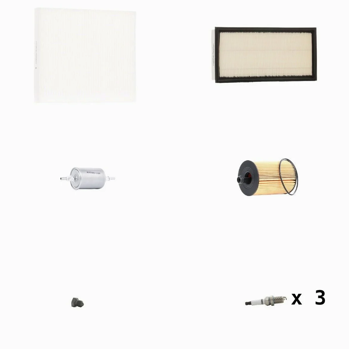 RIDEX 4682P8415 Kit de servicio con juntas Gasolina