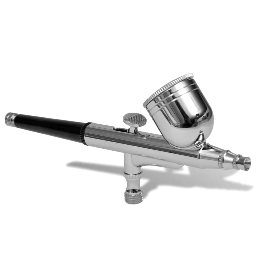 Kit de aerógrafo con boquillas de 0,2 0,3 0,5 mm, pistola pulverizadora para pintura de aire comprimido, vaso de 7 ml, manguera de 1,8 m, adaptador G1 4 a G1 8, pintura corporal para