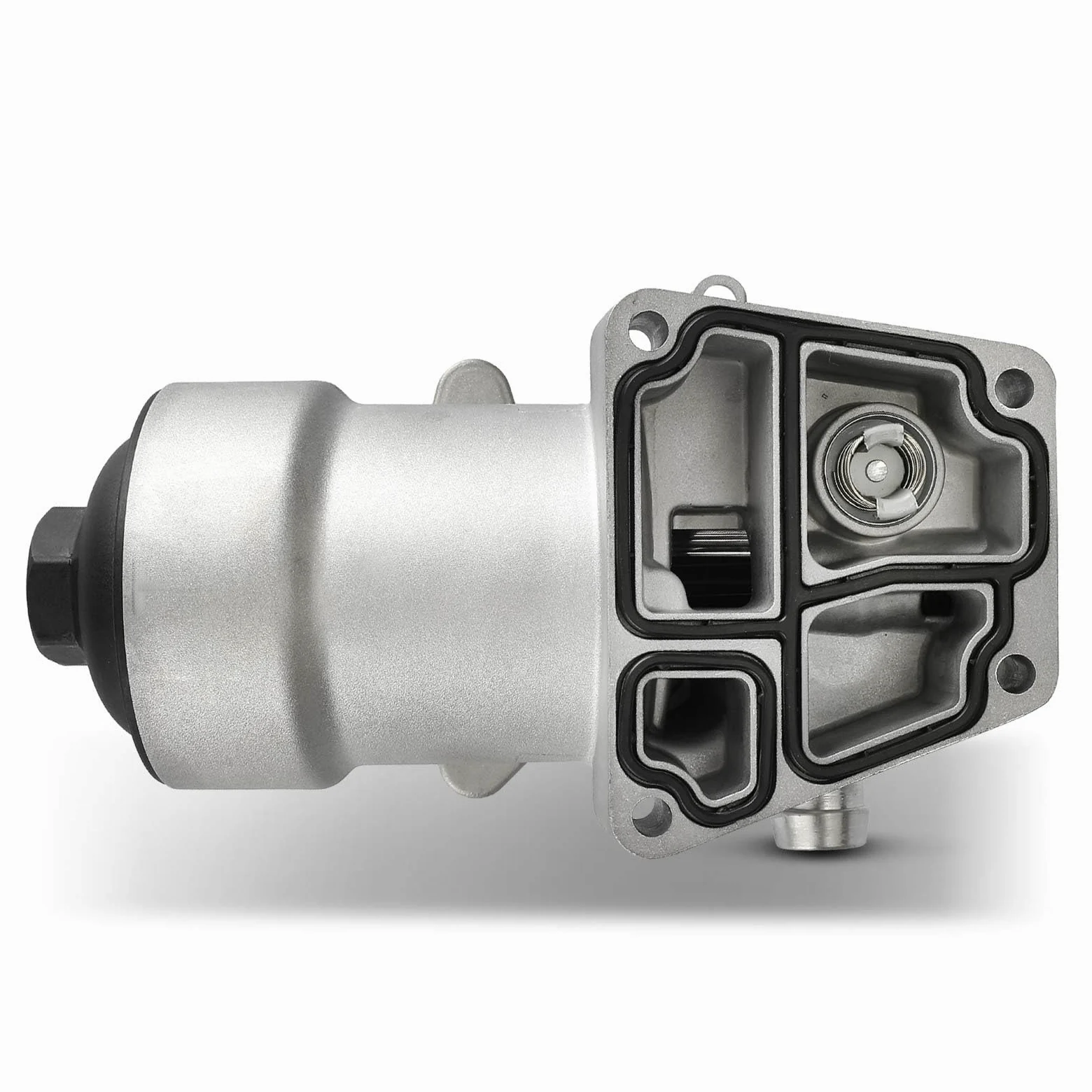 Frankberg Enfriador de aceite de motor con carcasa de filtro de aceite | 03L115389C; Compatible con: A1 Sportback 8XA 8XF, CC 358, Escarabajo 5C1 5C2, TT 8J3, O.c.t.a.v.i.a II Combi 1Z5