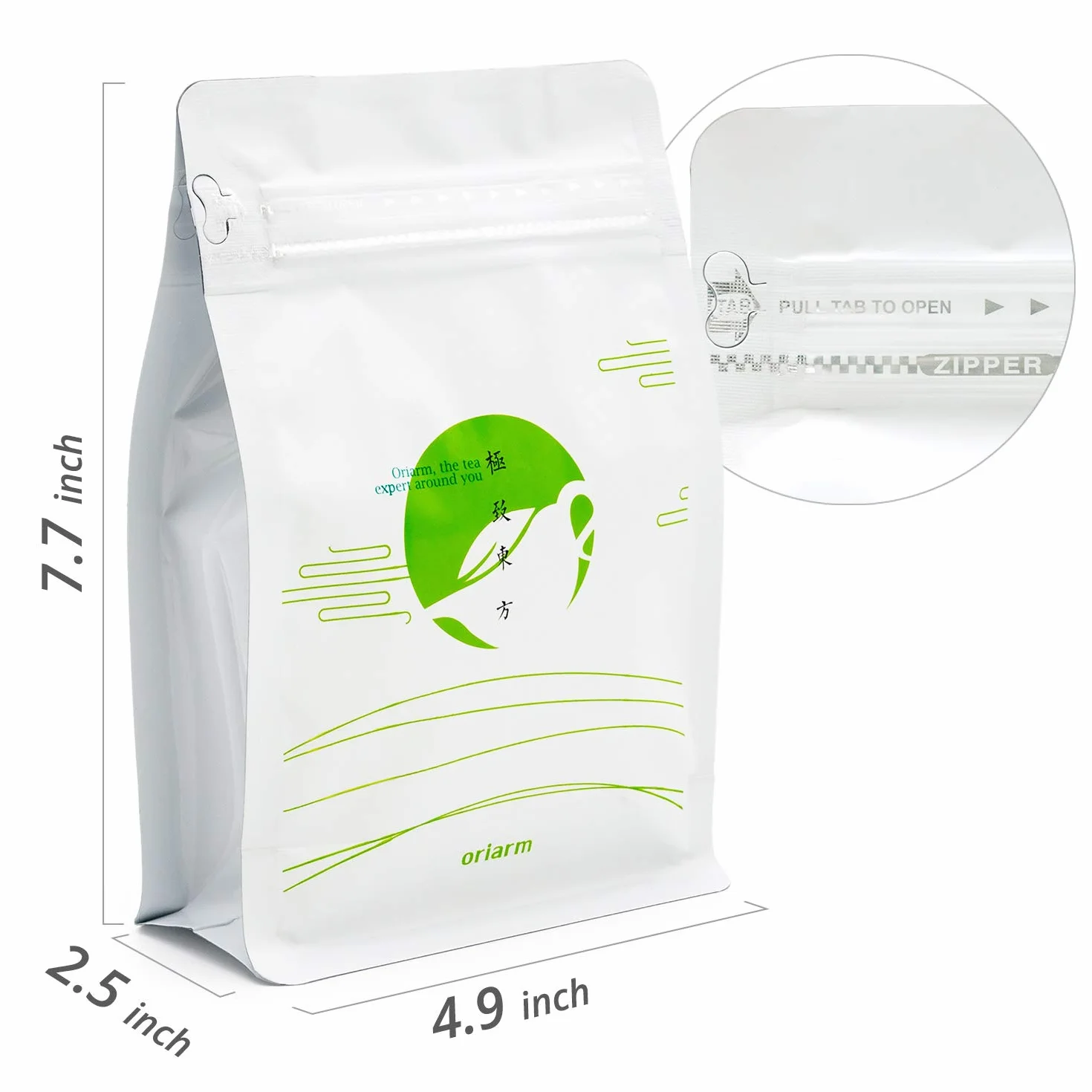 Oriarm Yunnan Silver Needle Tea Baihao Yinzhen Té Blanco Chino Silver Tips Imperial Loose Leaf Low Caffeine 100g