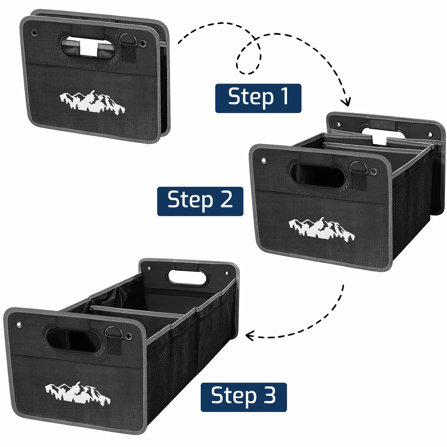 Organizador de maletero de coche para Subaru Outback Crosstrek Forester, accesorios de automóvil para hombres y mujeres, plegable e impermeable, caja organizadora de almacenamiento de poliéster Oxford