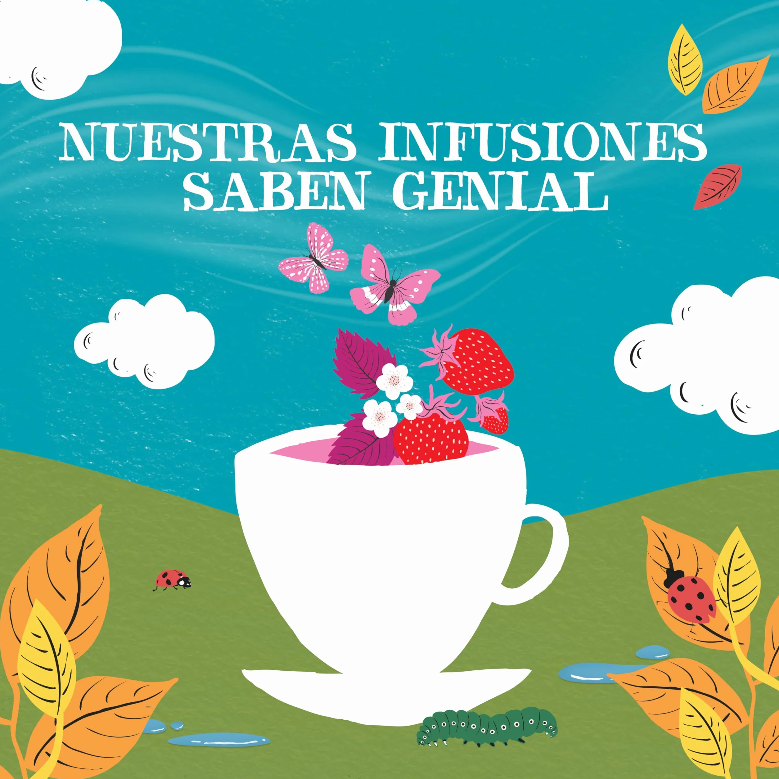CUPPER Bolsitas de Infusiones Ecológicas Fresa y Vainilla 50 uds Sin Azúcares Añadidos Vegano
