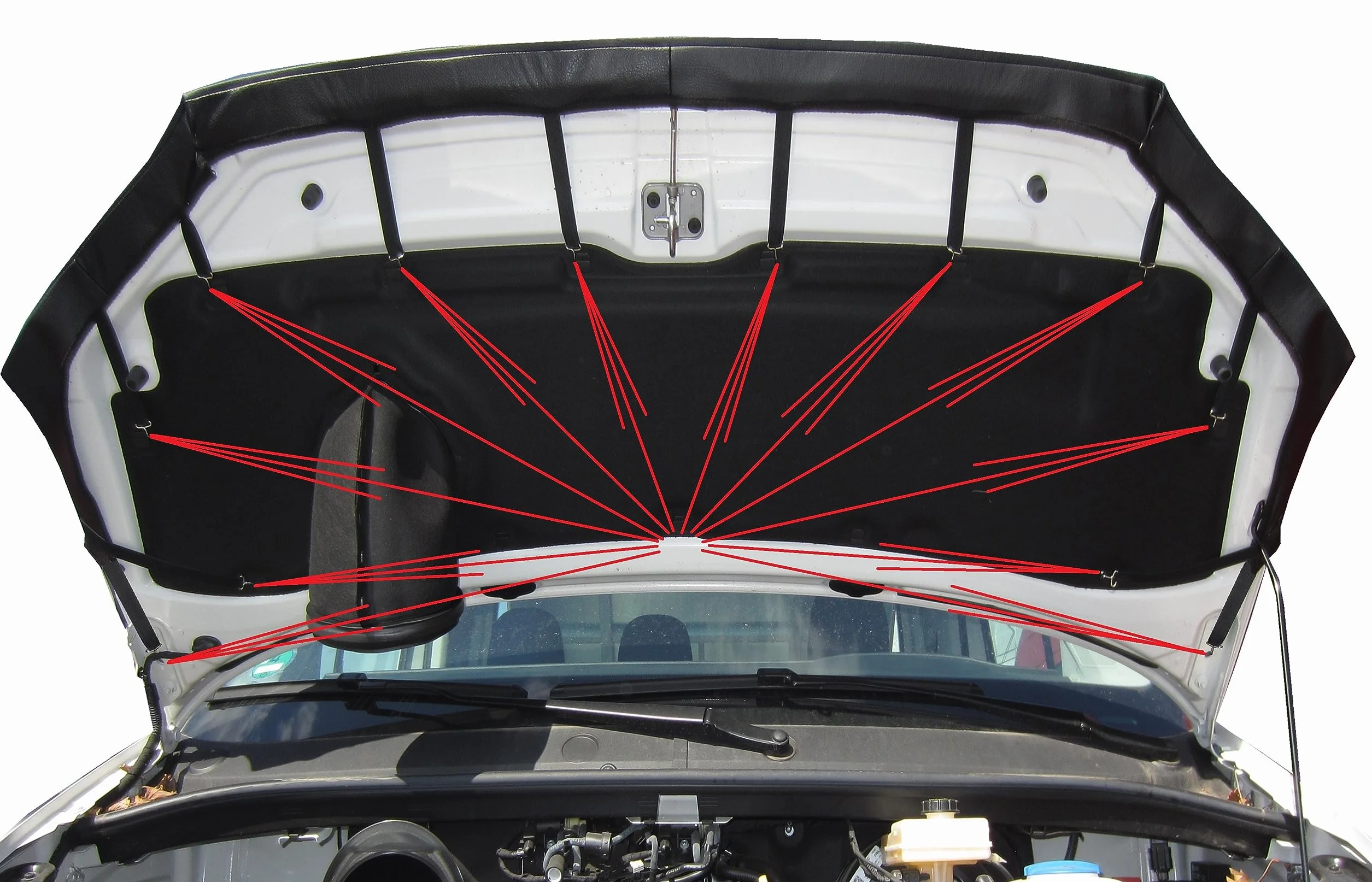 AB3-00429 Protector del Capo Compatible con VW Volkswagen Crafter - Man TGE Desde 2017 Bonnet Bra Tuning