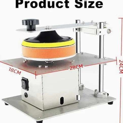 Máquina de reparación de discos de 200 W, pulidora de velocidad ajustable para recuperación de datos y eliminación de arañazos en CD, DVD y discos de juego, diseño de chasis de acero inoxidable