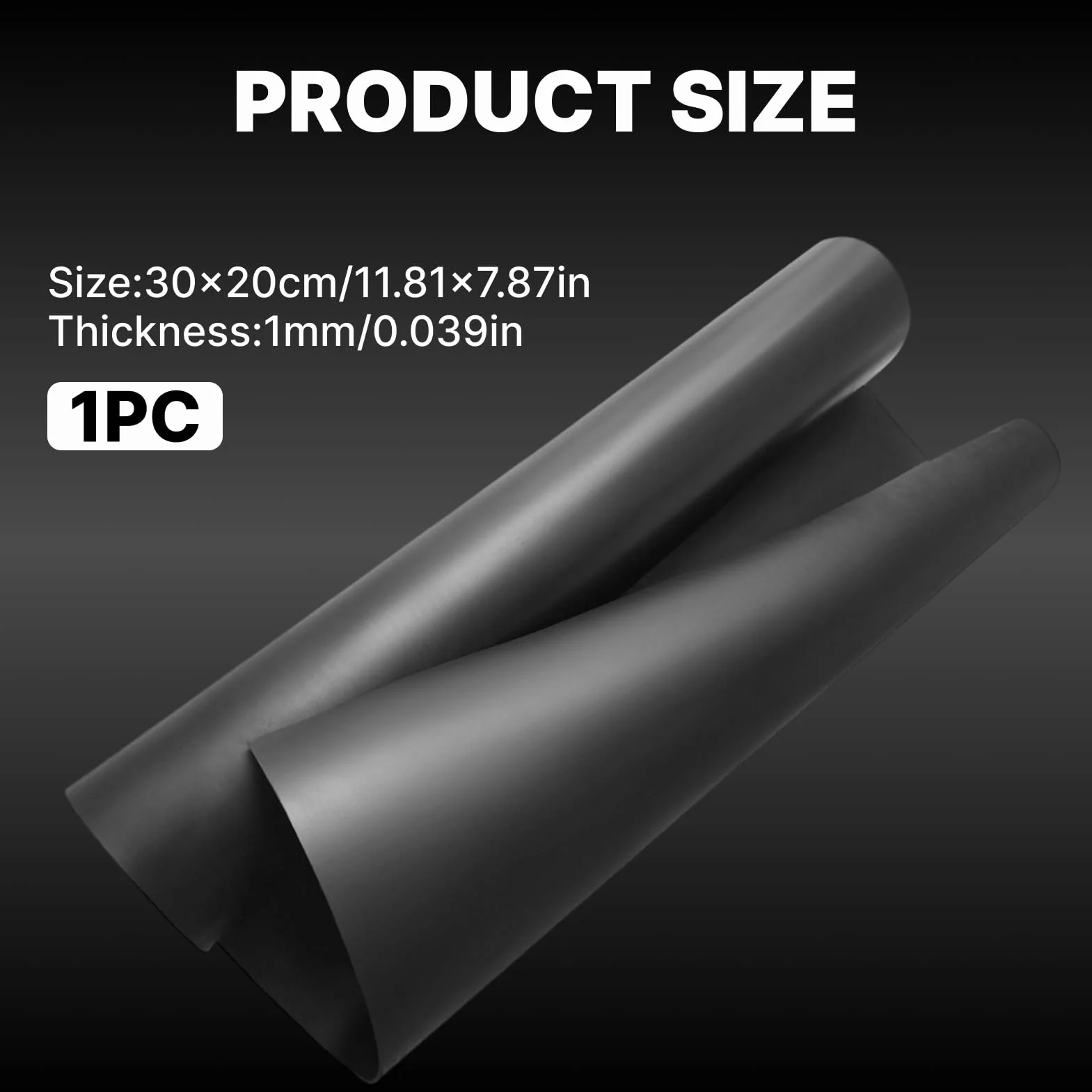 Placa goma juntas nitrile 300x200x1mm, Placa juntas NBR 1mm Resistente a aceites gasolina e hidrocarburos para motocultores scooters motos automóviles y motores de 2T/4T (30x20cm 1mm)