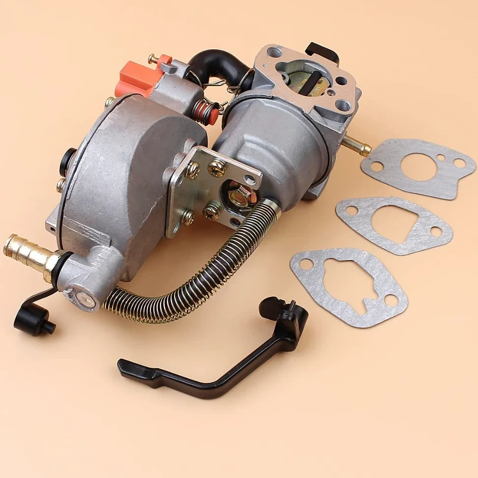 Carburadores GENERADOR GENSET para GX160 168F EC2500 para C/CL/CX Series Gasolina/LPG/CNG Kit DE CONVERSIÓN DE CARBURADOR DE Combustible Dual Conjunto Carburador