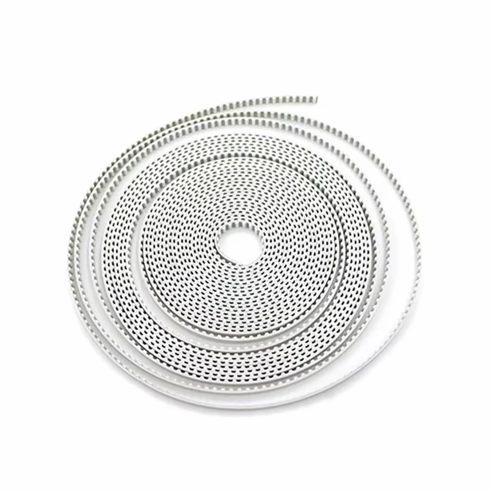 Correas transmisión Correa Abierta PU T5 Blanca Ancho: 20 mm Correa Síncrona Abierta Poliuretano T5 Correa distribución para moto