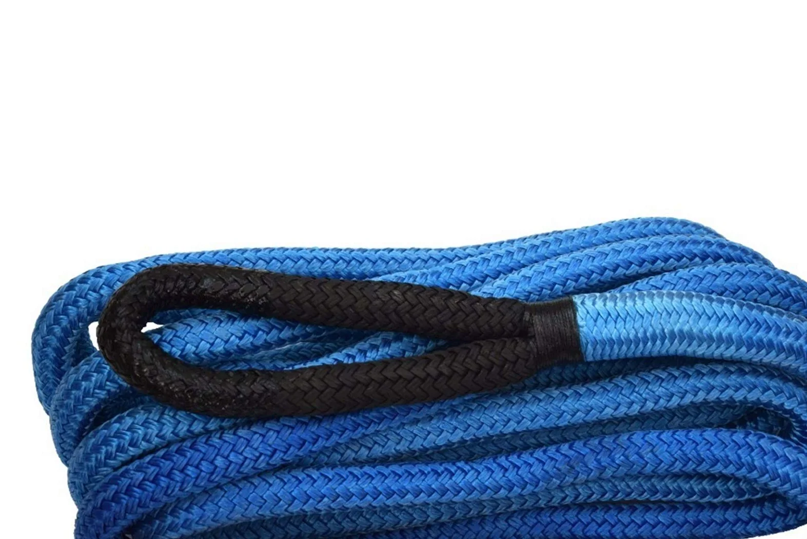 Cuerda de energía cinética Azul 1 "* 30 FT, Cuerda, Remolque Nylon Trenzada Doble, recuperación 25 mm * 9M,Alta Resistencia a la Rotura