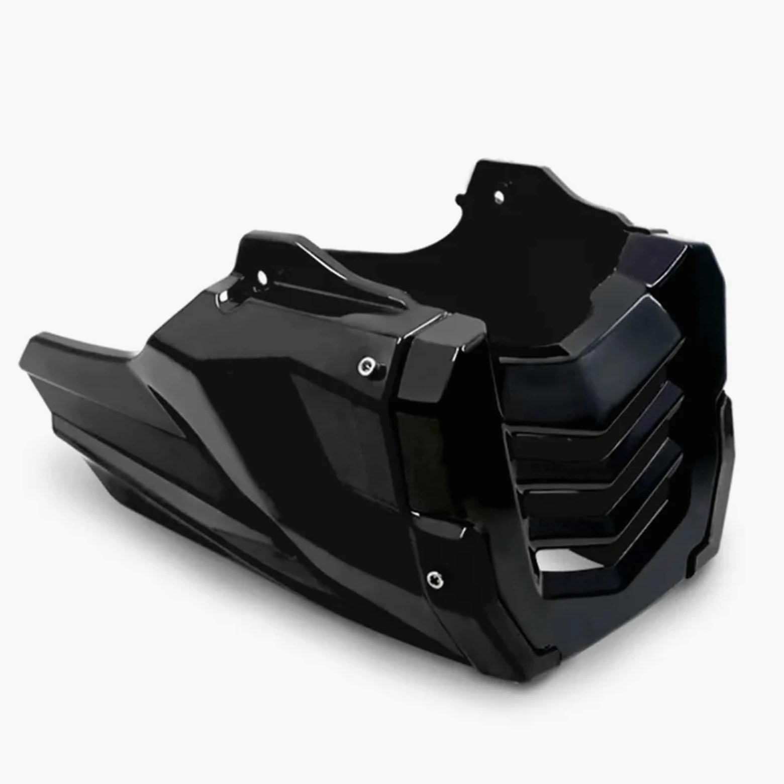 Alas para Moto Protector de Motor de Motocicleta, Cubierta Protectora bajo carenado, Compatible con Honda MSX125 Deflector Aire(Black)