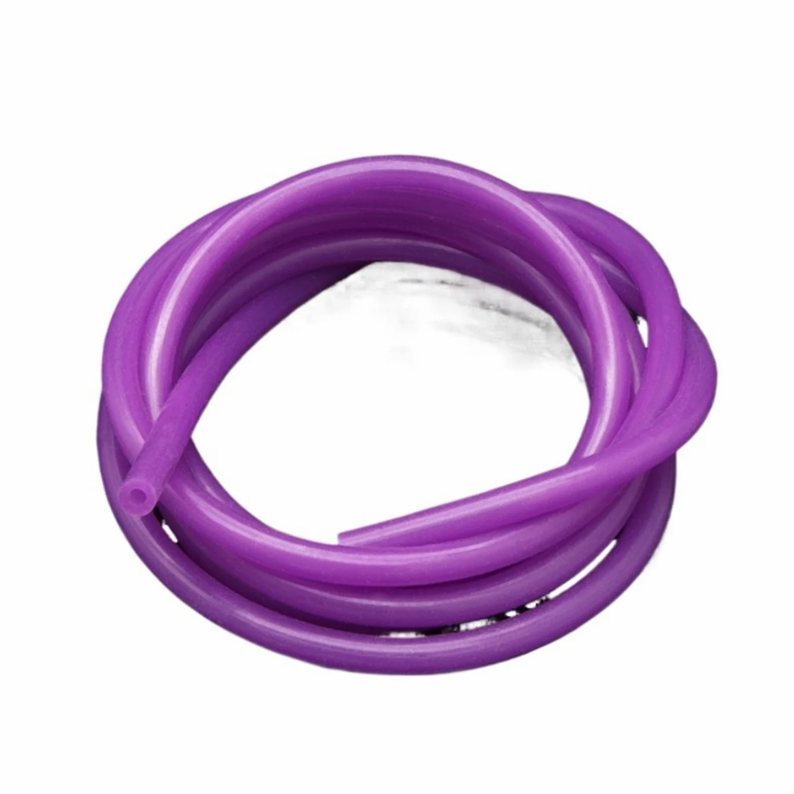 Manguera de silicona de grado alimenticio morada de 1/5/10/20 m, diámetro interior x diámetro exterior, diámetro interior 0,5, 1, 2, 3, 4, 5, 6, 7, 8, 10 mm, tubo flexible de silicona Manguera de Gaso