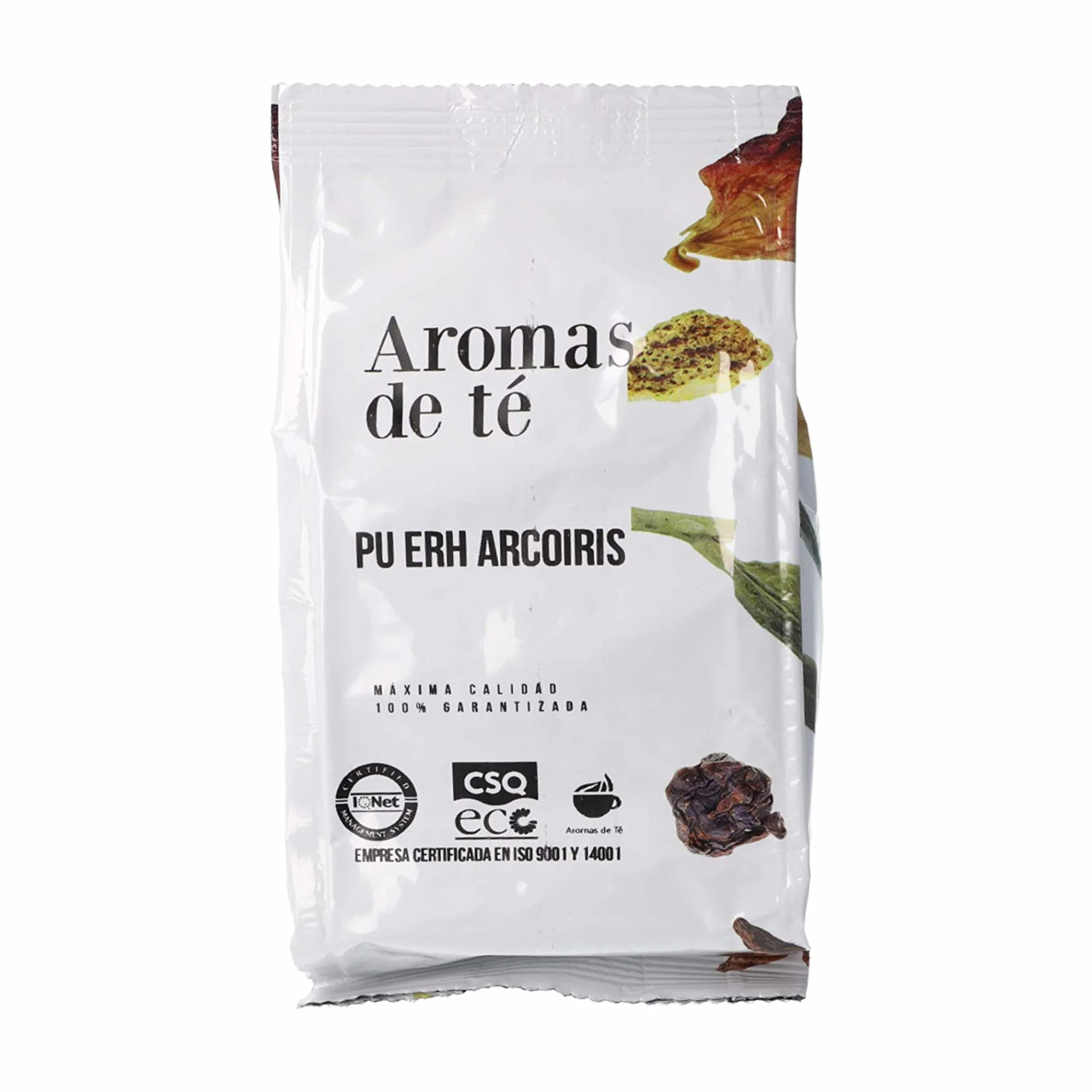 Té Rojo Pu Erh Arcoiris con Cardamomo, Canela, Manzana, Naranja, Clavo y Pimienta Rosa - Digestivo - 100 g