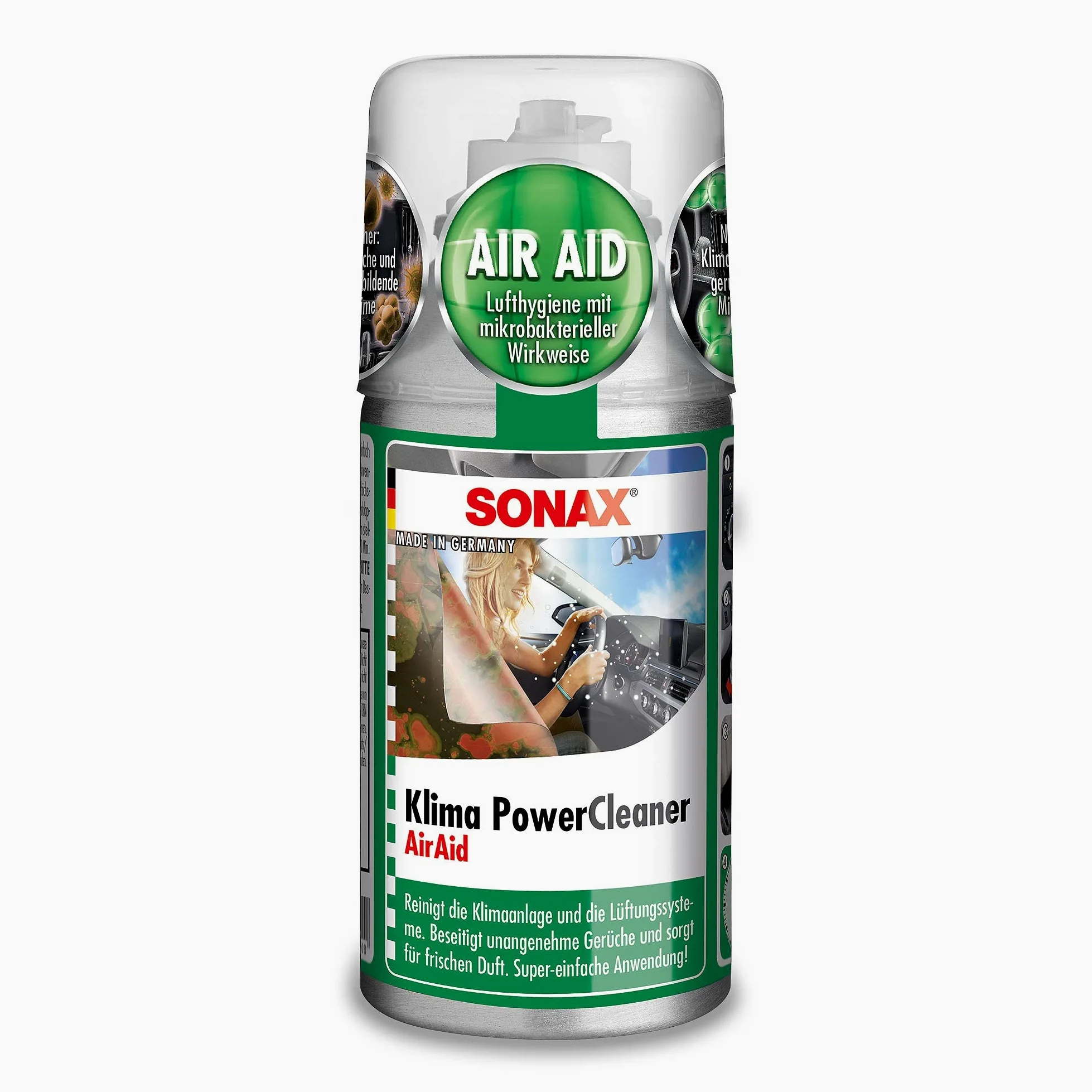 SONAX 12 x 03231000 climática Powe rcleaner Aire Acondicionado Limpiador Antibacteriano 100 ML