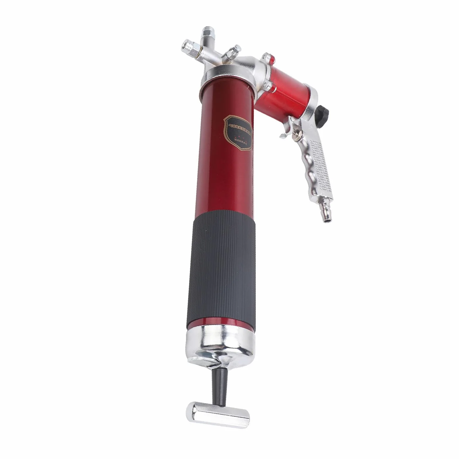Jeffergarden Pistola de Engrase de Aire G1 4 Juego de Pistola de Engrase Neumática Acero de Aleación de 10000 a 12000 PSI con Gatillo Continuo y Acoplador de Almacenamiento para Trabajos Mecánicos y