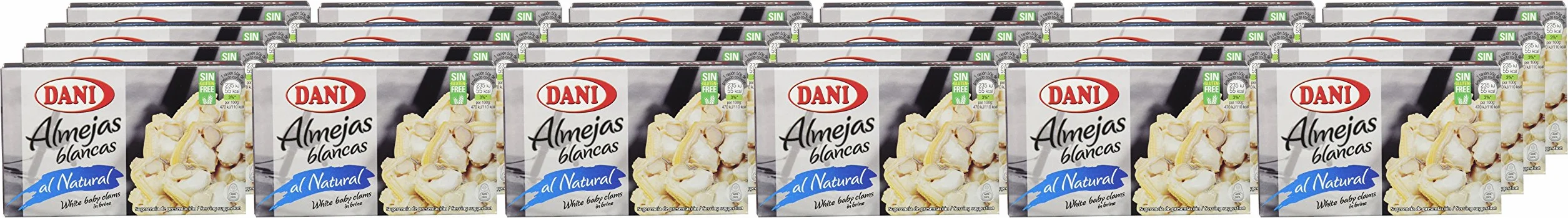 Almejas Blancas Al Natural 63 g Pack de 24