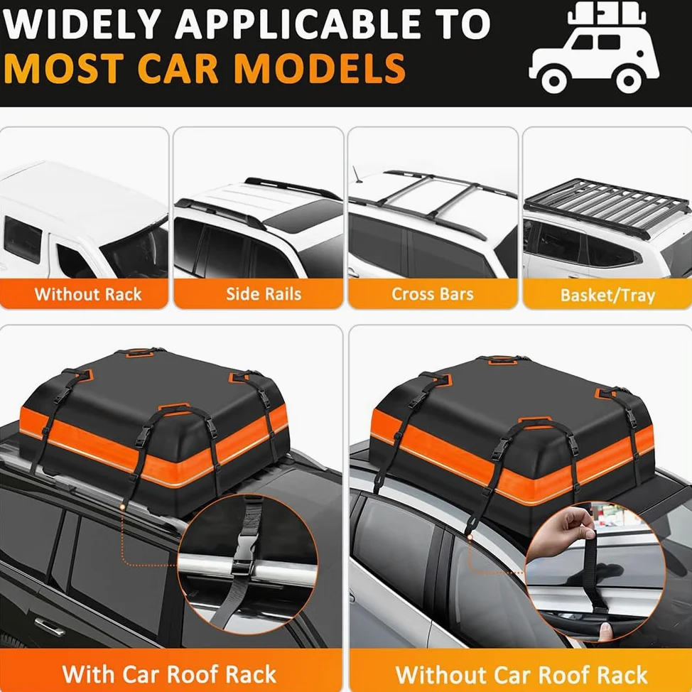 Bolsa de Techo de Coche, para VW Golf 6 GTI Golf 7 Golf 7 GTI Cofre de Techo Flexible Saco de Carga Impermeable Portaequipajes Viaje Bolsa Organizador